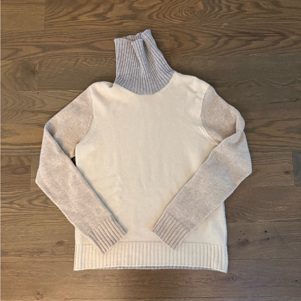 Majestic Filatures Cashmere Color Blocked Sweater